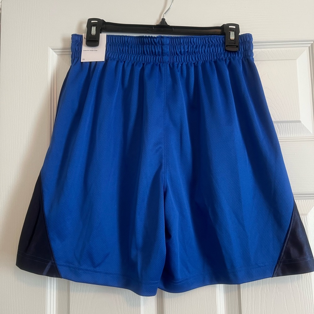 NIKE Dri-FIT ISoFly Women Basketball Shorts Blue Size M
